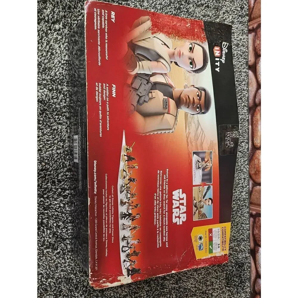 Disney Infinity 3.0 Star Wars the Force Awakens - with REY, FINN - New Sealed #A